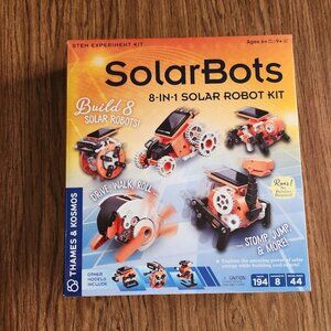 NEW Thames & Kosmos Solar Bots Robots STEM TOY KIT 8-in-1 Solar Robot Science Ex
